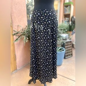 Reformation Maxi Floral Skirt with thigh slit